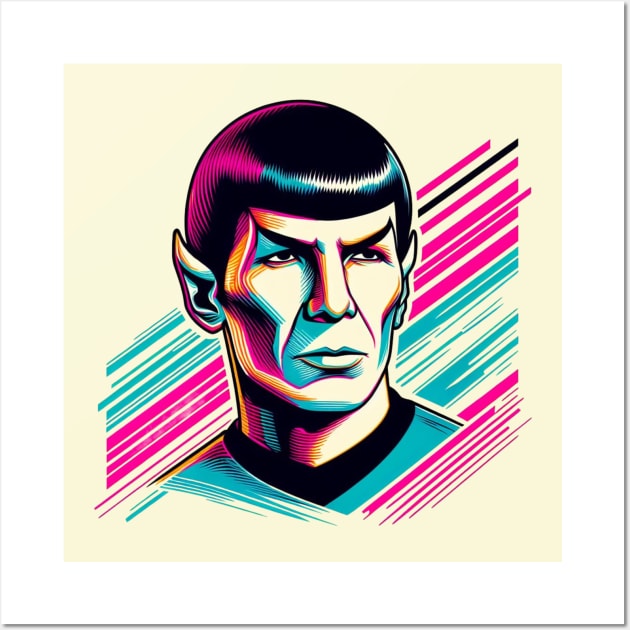 Mr. Spock - South Beach Colors Wall Art by Tiger Mountain Design Co.